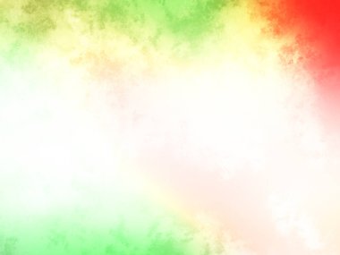 Beyaz, kırmızı ve yeşil renk şemasına sahip renkli bir arkaplan