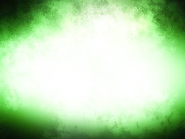 Siyah arkaplan ile yeşil ışık
