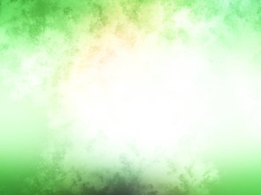 Bulanık efektli yeşil ve beyaz bir arkaplan