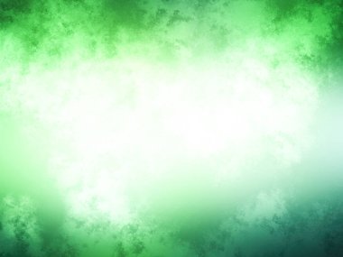 Bulanık efektli yeşil ve beyaz bir arkaplan