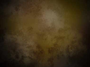 Koyu kahverengi ve sarı arka planda küçük beyaz bir nokta.