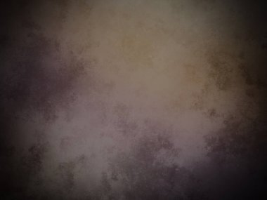 Üzerinde saat olan karanlık ve kirli bir duvar.