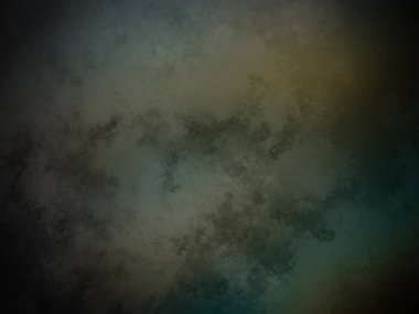 Koyu ve kirli bir arka plan, mavi ve yeşil renkli.