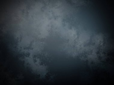 Koyu mavi arkaplan, beyaz ve siyah desenli.