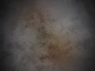 Siyah arkaplanı olan karanlık ve kirli bir duvar.