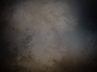 Siyah arkaplanı olan karanlık ve kirli bir duvar.