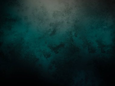 Koyu mavi ve yeşil arka plan ve beyaz saat.