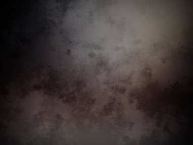 Siyah arkaplanı olan karanlık ve kirli bir duvar.