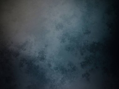 Koyu mavi ve siyah arkaplan, beyaz ve siyah saat.