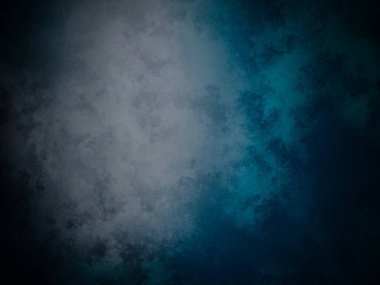 Beyaz ve siyah saati olan mavi ve siyah bir arkaplan