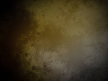 Üzerinde saat olan karanlık ve kirli bir duvar.