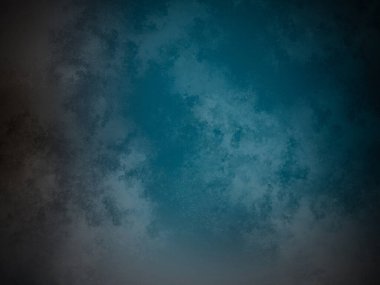 Beyaz ve siyah saati olan mavi ve siyah bir arkaplan