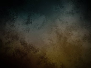 Üzerinde saat olan karanlık ve kirli bir duvar.