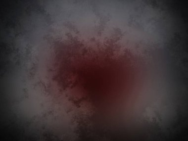 Siyah arka planda kırmızı bir kalp.