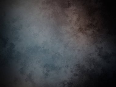 Koyu mavi ve siyah bir arkaplan ve soluk bir etki