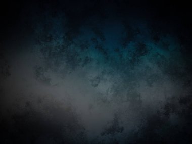 Koyu mavi ve siyah arkaplan, beyaz ve siyah saat.