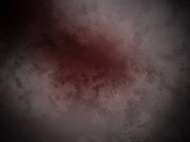 Siyah arka planda bir kan lekesi.