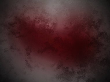 Siyah arka planda kırmızı bir kalp.