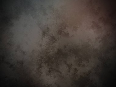 Siyah arkaplanı olan karanlık ve kirli bir duvar.