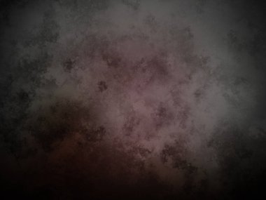 Kırmızı ışığı olan karanlık ve kirli bir duvar.