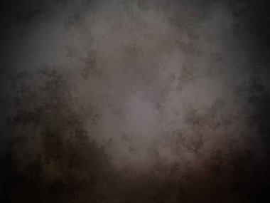 Siyah arkaplanı olan karanlık ve kirli bir duvar.