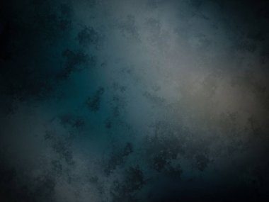 Koyu mavi ve siyah arkaplan, beyaz ve siyah saat.