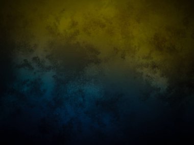 Koyu mavi ve sarı arka plan, sarı ve mavi gökyüzü.