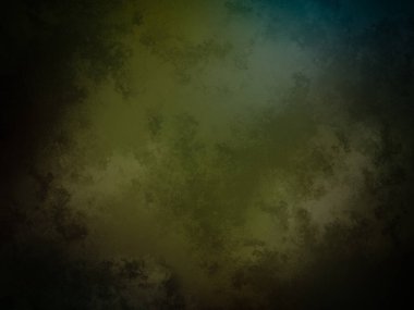 Siyah kenarlı yeşil ve mavi bir arkaplan