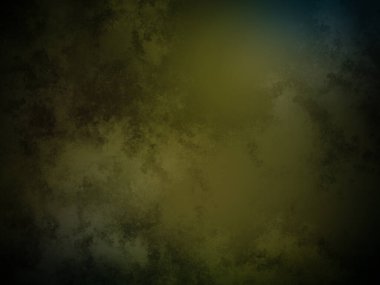 Sarı ve mavi kenarlı yeşil ve siyah bir arkaplan.