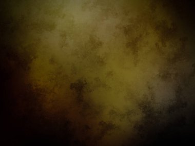 Koyu ve kirli bir arka plan, sarı ve kahverengi.