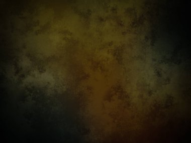 Üzerinde saat olan karanlık ve kirli bir duvar.