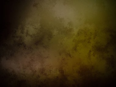 Üzerinde saat olan karanlık ve kirli bir duvar.