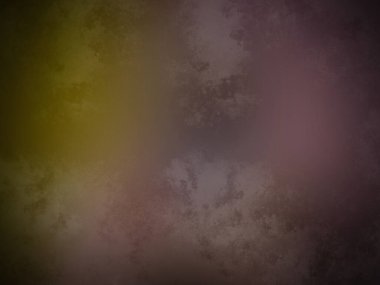 koyu renkli bir arka plan, sarı ve mor renkli.