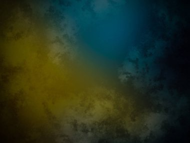 Siyah arkaplanı olan mavi ve sarı bir arkaplan