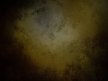 Koyu ve kirli bir arka plan, sarı ve siyah renkli.