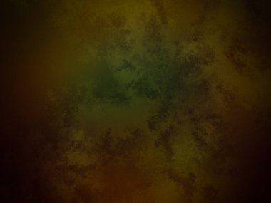 Koyu ve sarı arkaplan, yeşil ve kırmızı renkli.