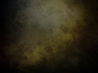 Üzerinde saat olan karanlık ve kirli bir duvar.