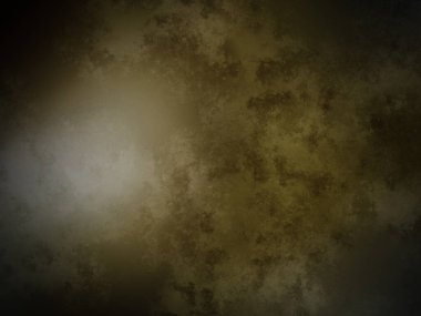 Üzerinde saat olan karanlık ve kirli bir duvar.