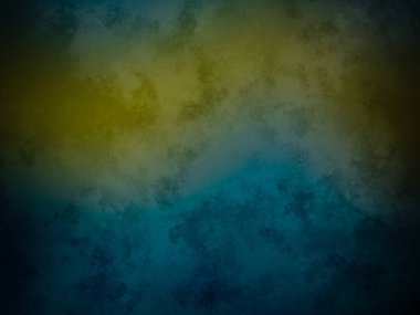 Sarı ve mavi dalgalı mavi arkaplan