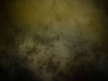 Üzerinde saat olan karanlık ve kirli bir duvar.