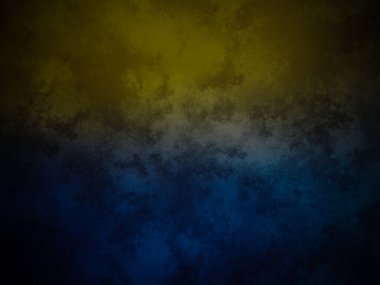 Siyah arkaplanı olan mavi ve sarı bir arkaplan