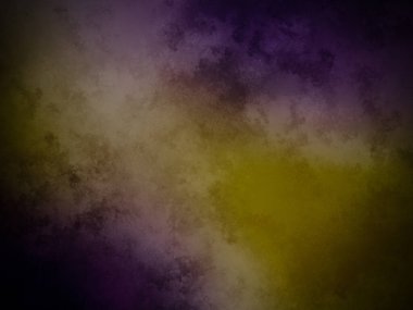 Siyah arkaplanı olan mor ve sarı bir arkaplan