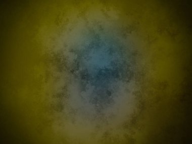 Siyah arkaplanı olan mavi ve sarı bir daire.