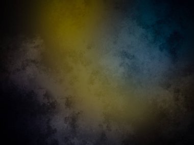 Koyu mavi ve sarı arkaplan ve sarı ışık