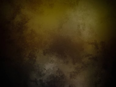 Üzerinde saat olan karanlık ve kirli bir duvar.