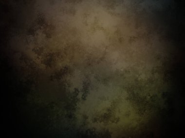 Koyu ve kirli bir arka plan, yeşil ve kahverengi