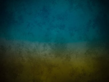 tek bir beyaz nesne ile mavi ve yeşil arkaplan