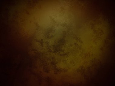 Koyu kahverengi arka plan, sarı ve yeşil renk.