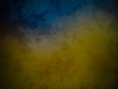 Siyah kenarlı sarı ve mavi bir arkaplan