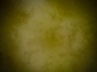 Sarı ve yeşil arka plan ve küçük beyaz saat.